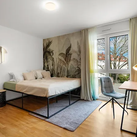 Apartmán Jungle Deluxe - Fuer 5 Tiefgarage Balkon 2x Desk Spielplatz *